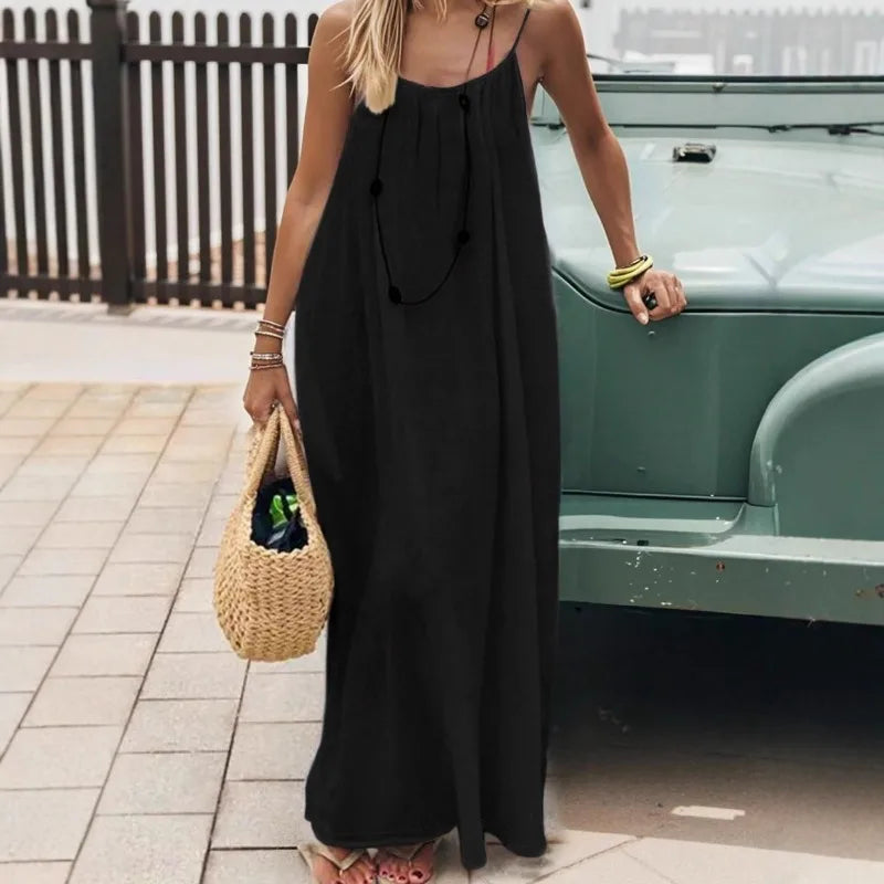 Van Rijn Fashion® | Zomerjurk met Spaghettibandjes