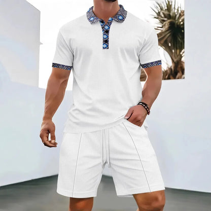 Van Rijn Fashion® | Wafel Zomerset met Shorts