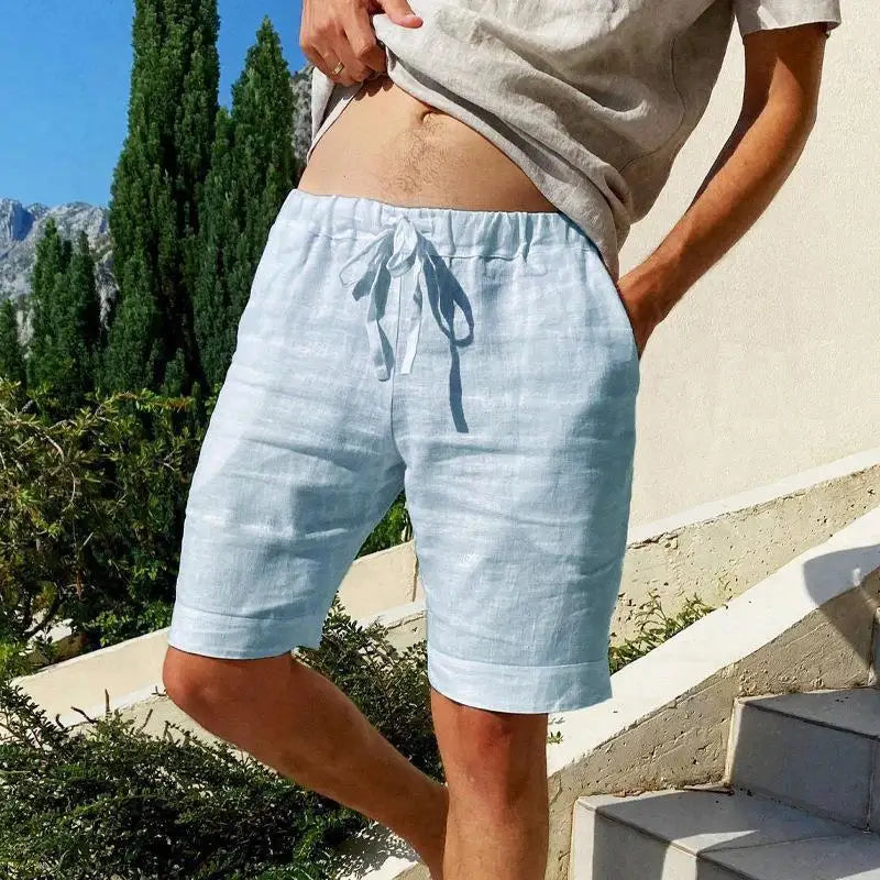 Van Rijn Fashion® | Katoenen Linnen Shorts