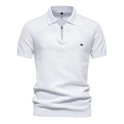 Van Rijn Fashion® | Heren Geribde Polo