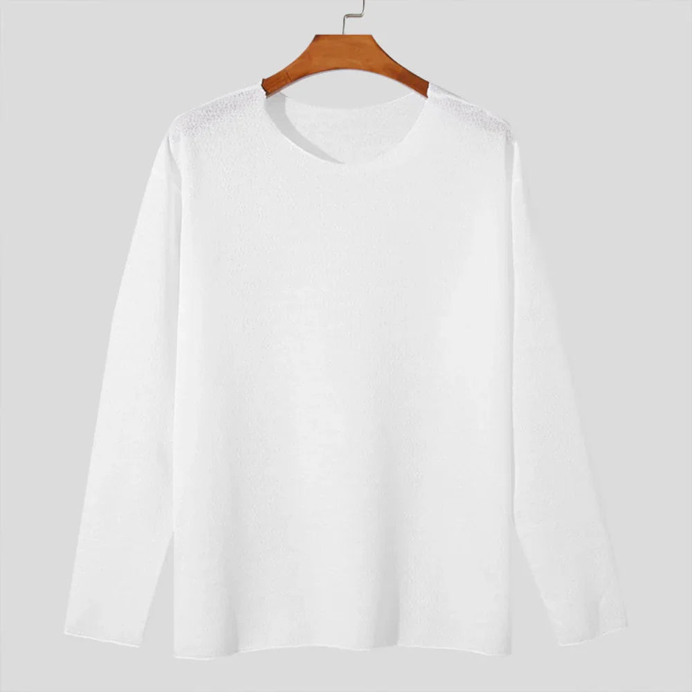 Van Rijn Fashion® | Lichtgewicht Heren Longsleeve Shirt