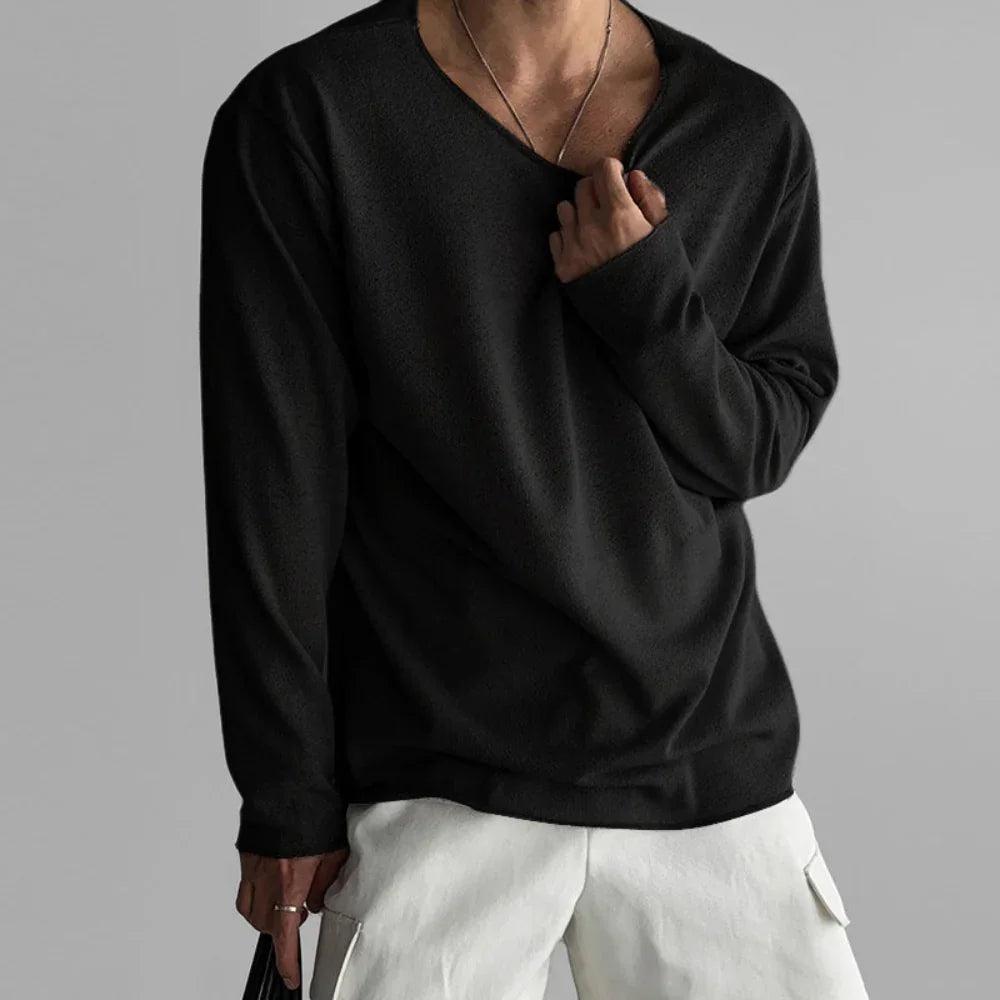 Van Rijn Fashion® | Lichtgewicht Heren Longsleeve Shirt