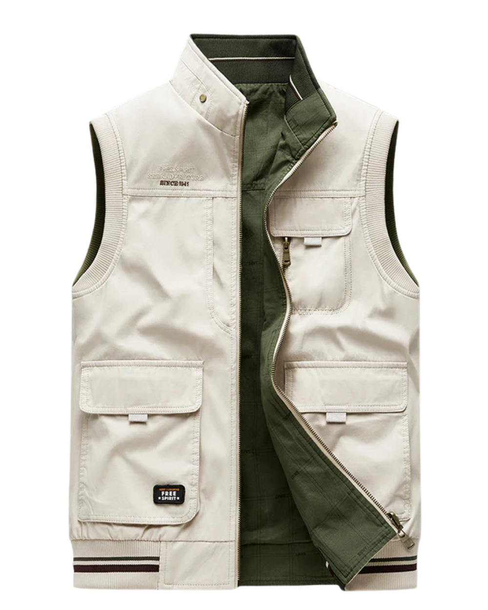 Van Rijn Fashion® | Utility Vest met Zakken