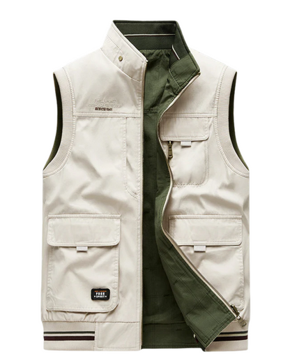 Van Rijn Fashion® | Utility Vest met Zakken