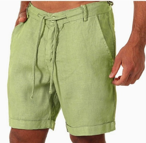 Van Rijn Fashion® | Linnen korte broek