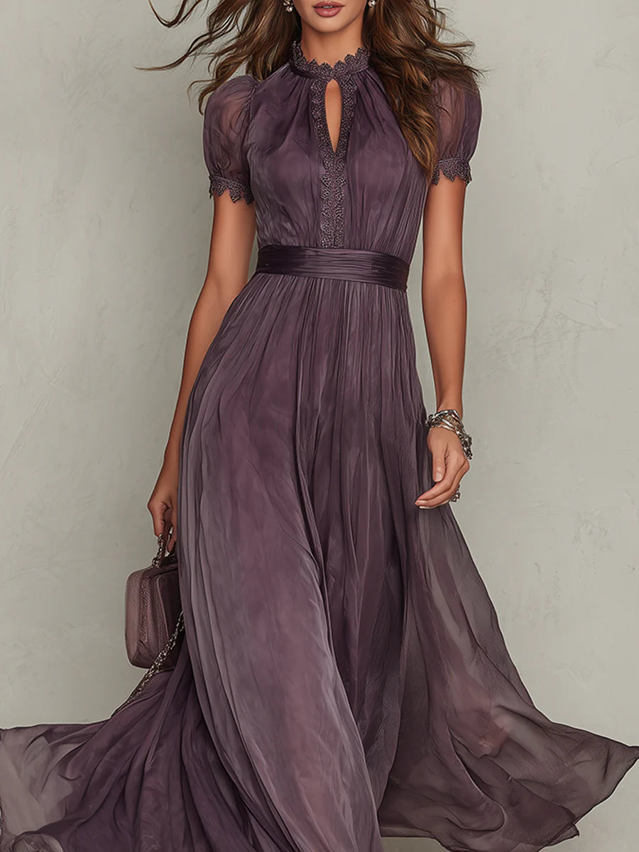 Van Rijn Fashion® | Kanten Maxi Jurk