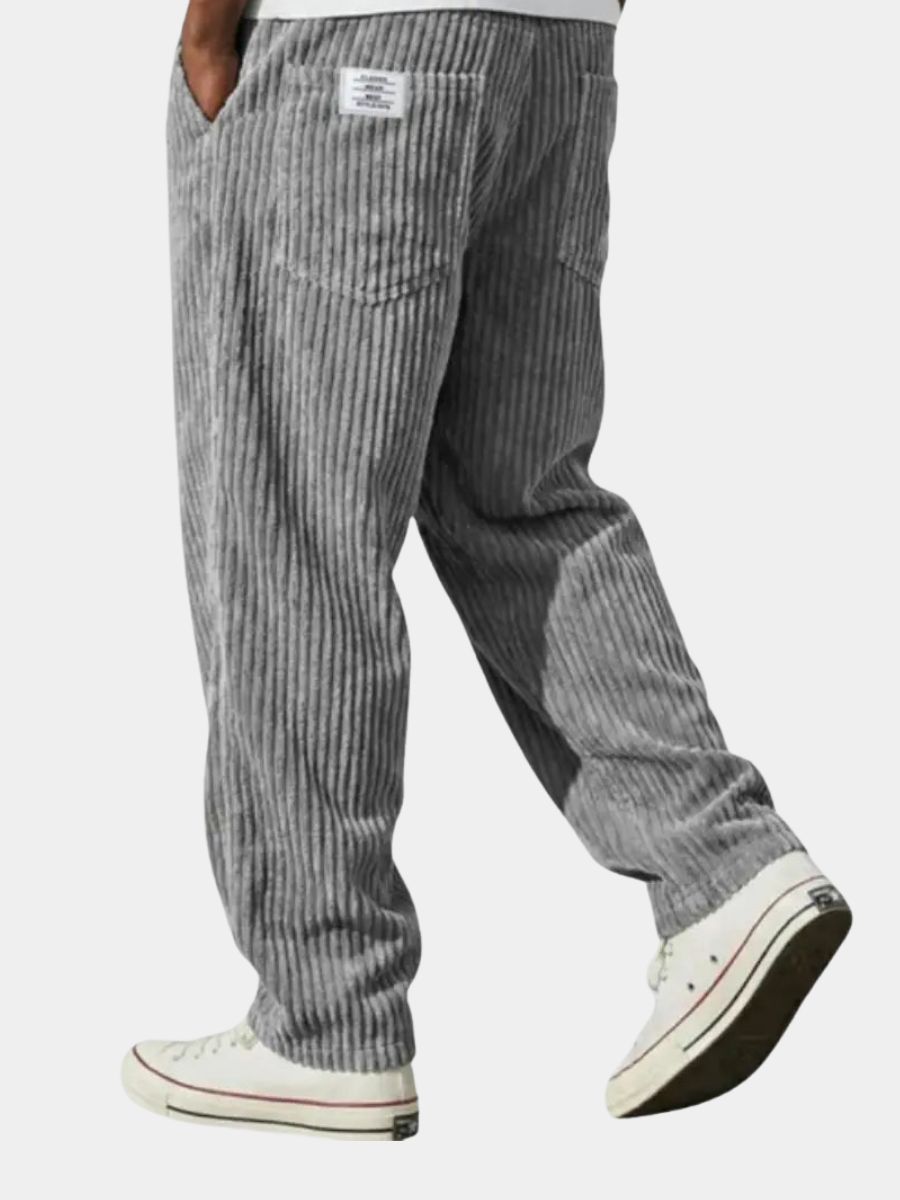 Van Rijn Fashion® | Corduroy broek met elastische band