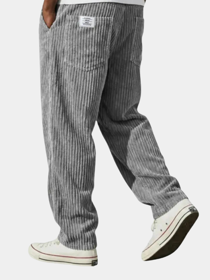 Van Rijn Fashion® | Corduroy broek met elastische band