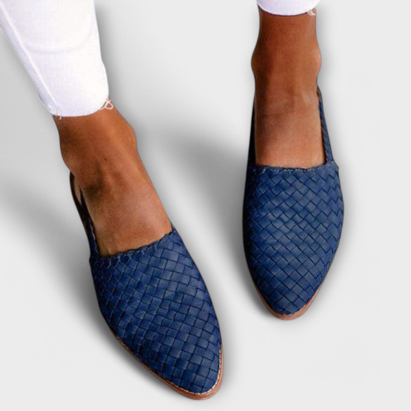 Van Rijn Fashion® | Gevlochten slingback loafer
