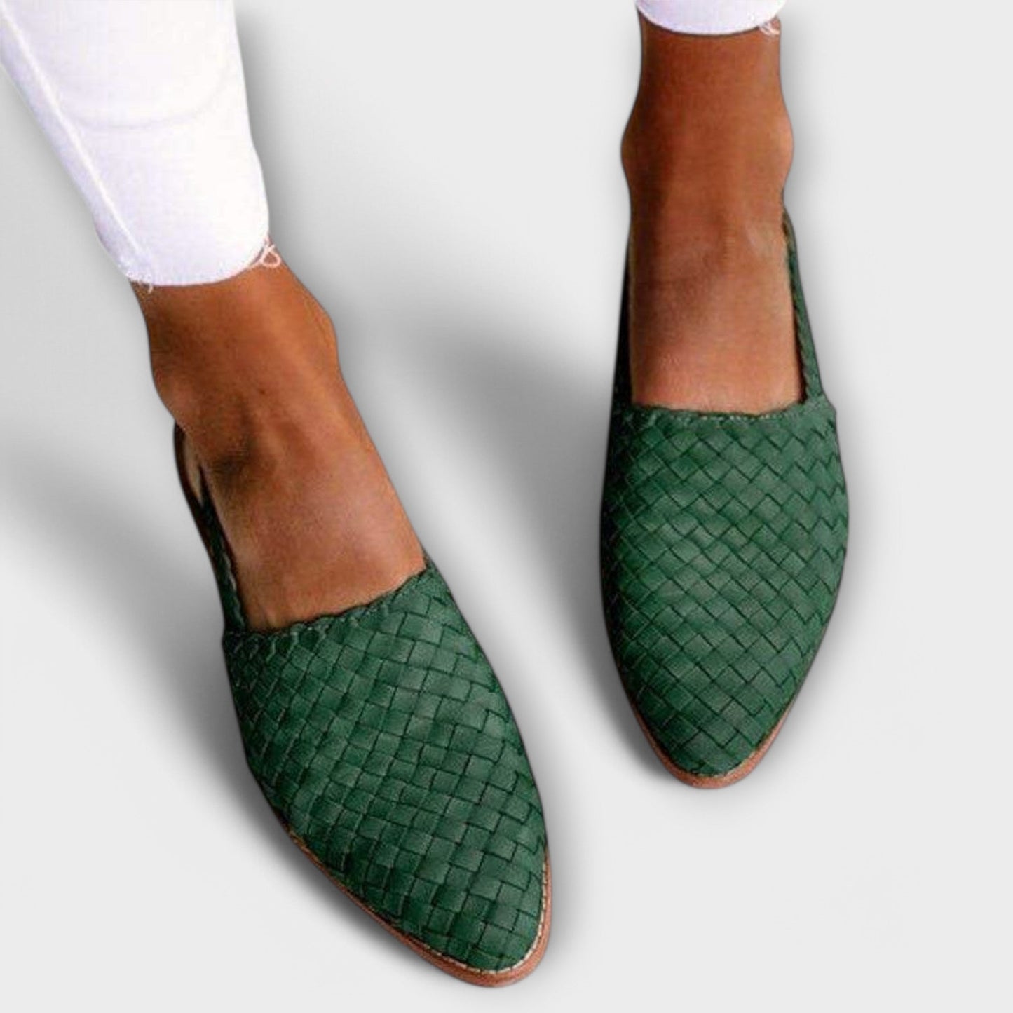 Van Rijn Fashion® | Gevlochten slingback loafer