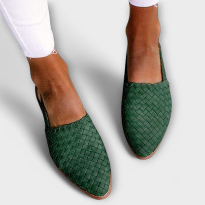 Van Rijn Fashion® | Gevlochten slingback loafer