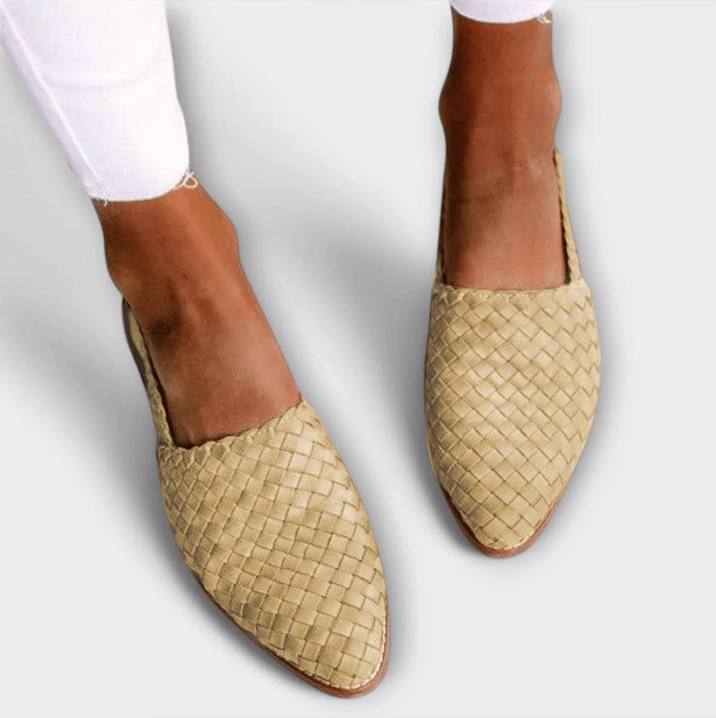 Van Rijn Fashion® | Gevlochten slingback loafer