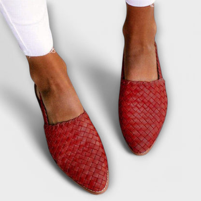 Van Rijn Fashion® | Gevlochten slingback loafer