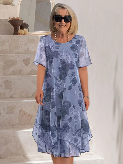 Van Rijn Fashion® | Elegante Geplooide Jurk
