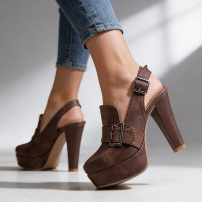 Van Rijn Fashion® | Comfortabele leren dames hakken