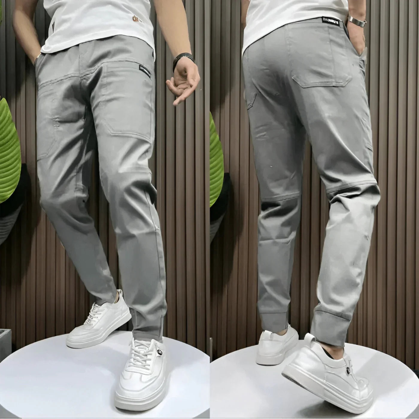 Van Rijn Fashion® | Cargo stretchbroek voor heren