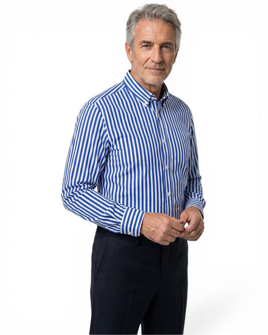 Van Rijn Fashion® | Gestreept Zomeroverhemd