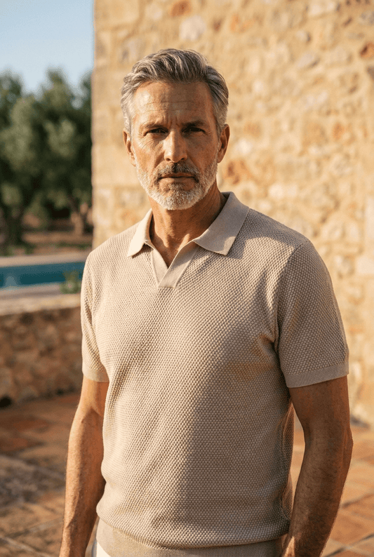 Van Rijn Fashion® | Geweven prestige polo