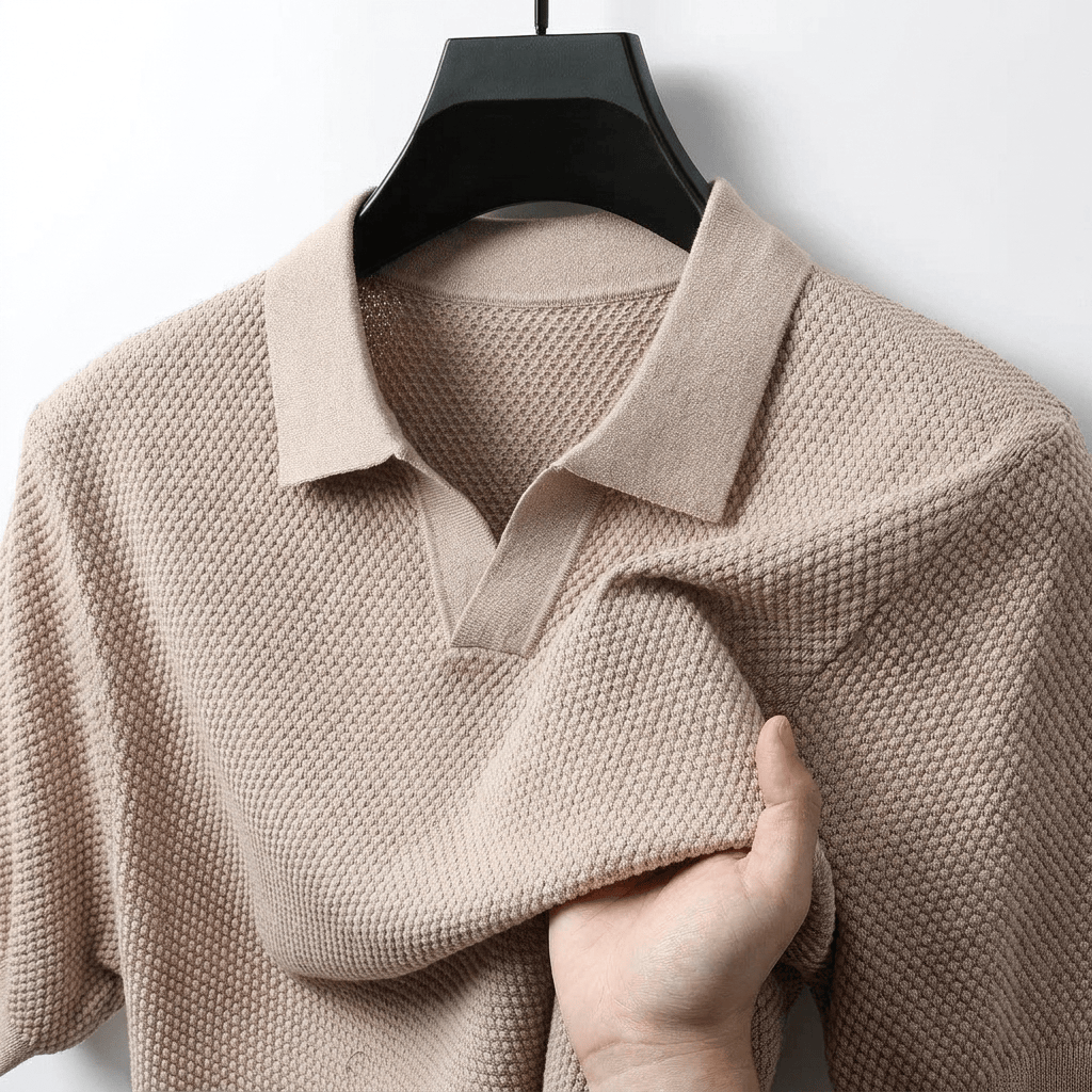 Van Rijn Fashion® | Geweven prestige polo
