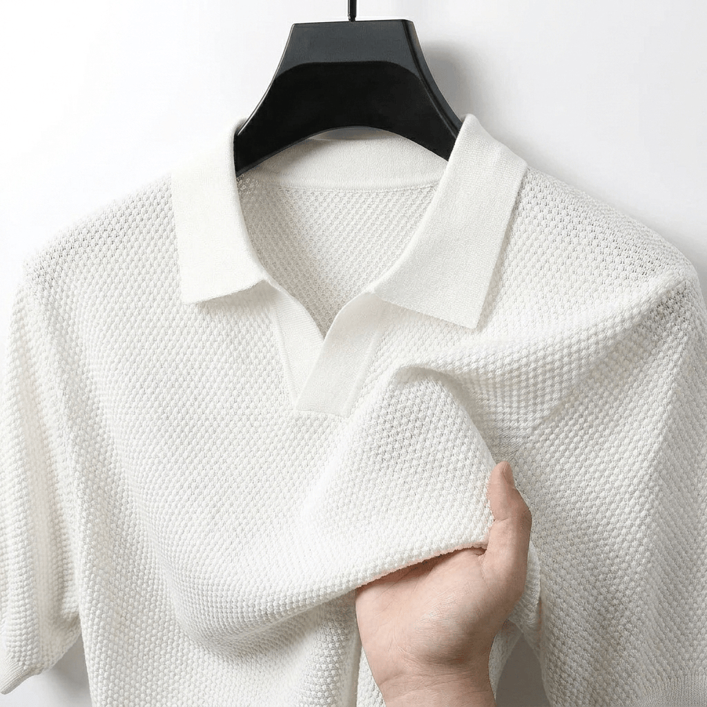 Van Rijn Fashion® | Geweven prestige polo
