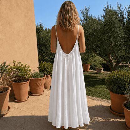 Van Rijn Fashion® | Zomerjurk met open rug