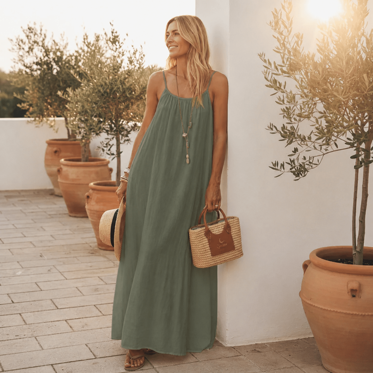 Van Rijn Fashion® | Zomerjurk met open rug