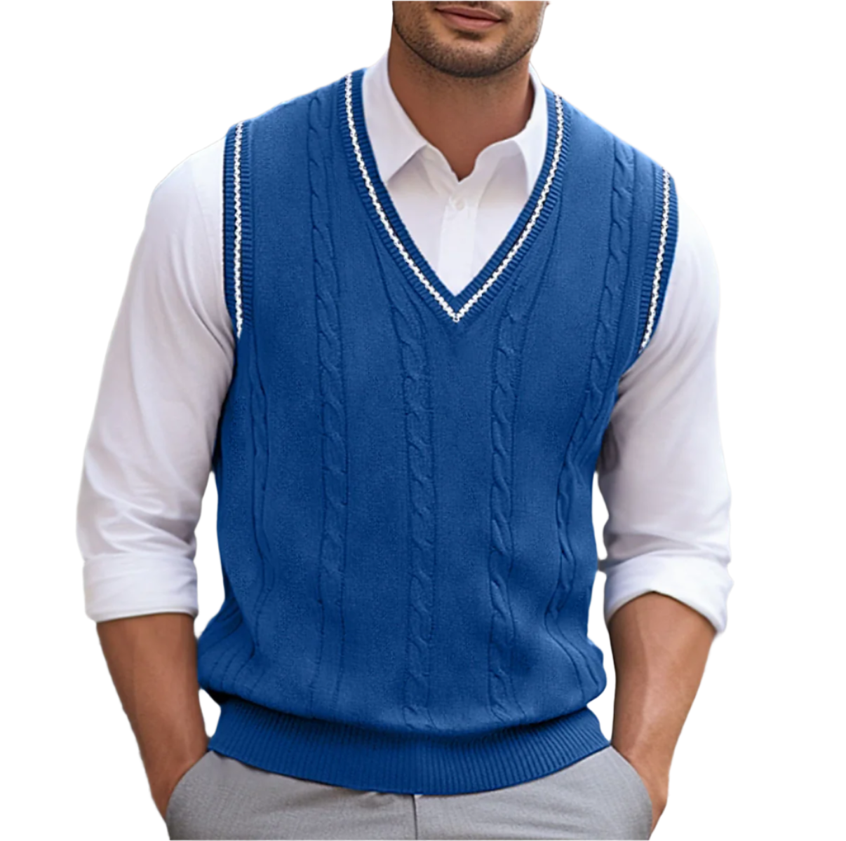 Van Rijn Fashion® | Mouwloos vest met V-hals