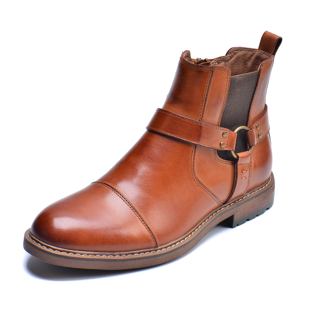 Van Rijn Fashion® | Leren Veterlaarzen