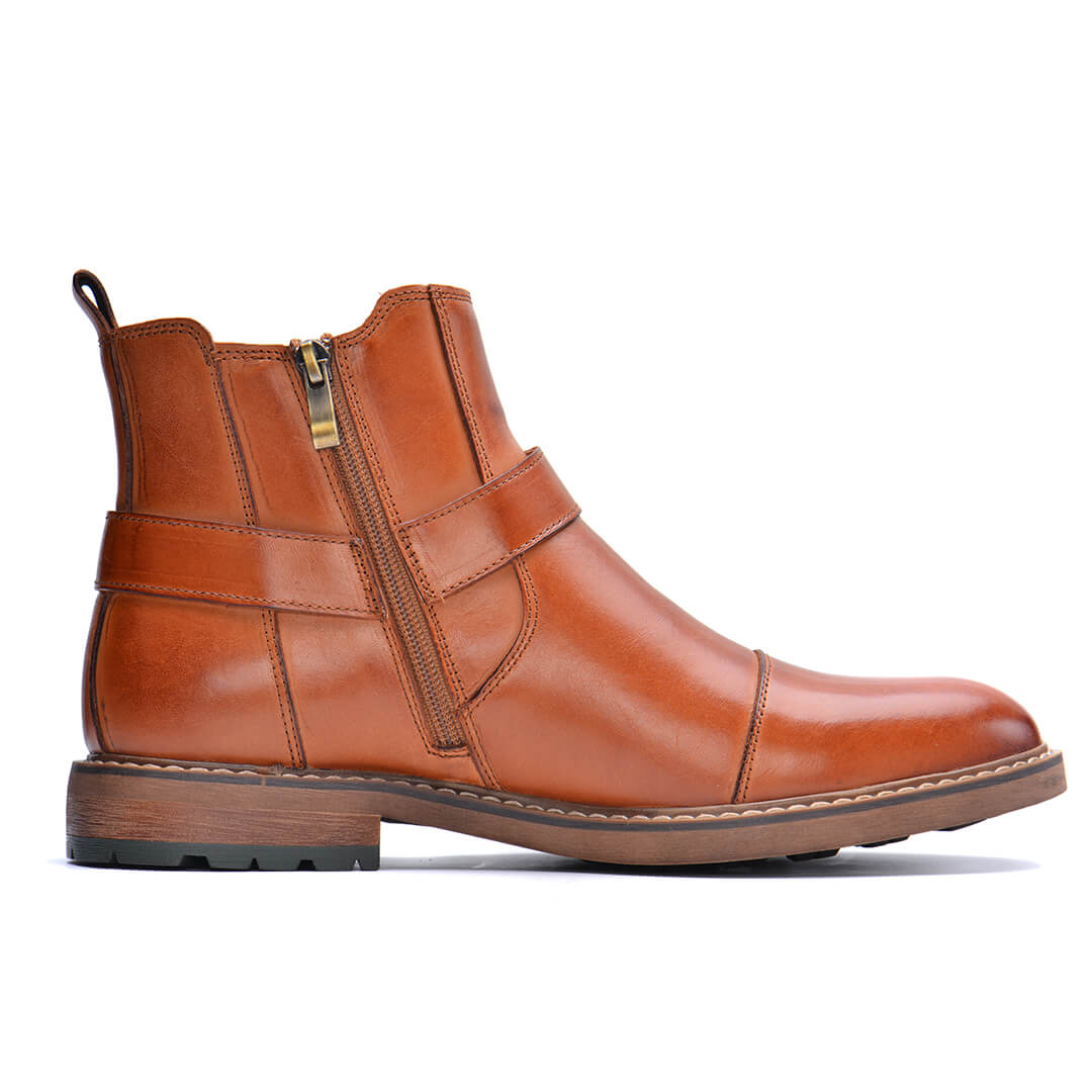 Van Rijn Fashion® | Leren Veterlaarzen
