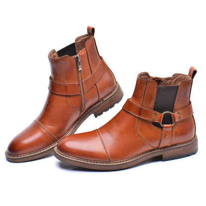 Van Rijn Fashion® | Leren Veterlaarzen