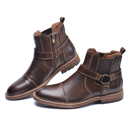 Van Rijn Fashion® | Leren Veterlaarzen