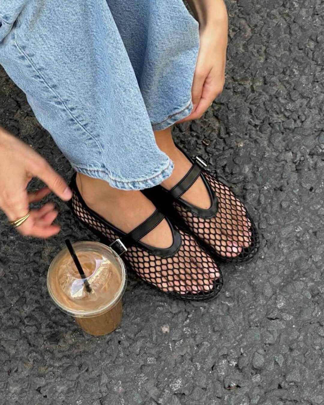 Van Rijn Fashion® | Mesh Ballerina's