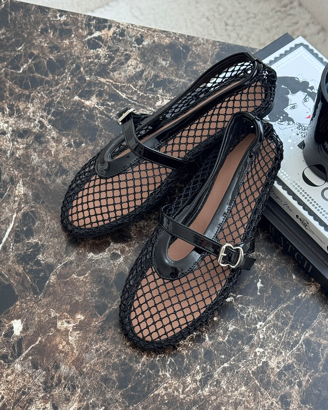 Van Rijn Fashion® | Mesh Ballerina's