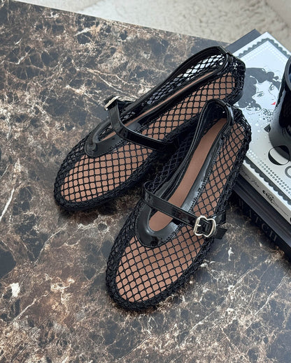 Van Rijn Fashion® | Mesh Ballerina's