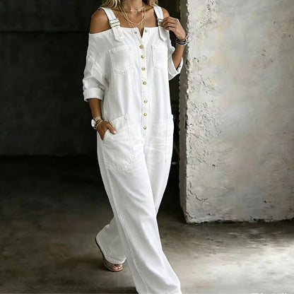 Van Rijn Fashion® | Jumpsuit met open schouders