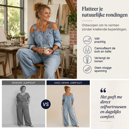 Van Rijn Fashion® | Jumpsuit met open schouders
