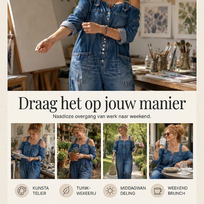 Van Rijn Fashion® | Jumpsuit met open schouders
