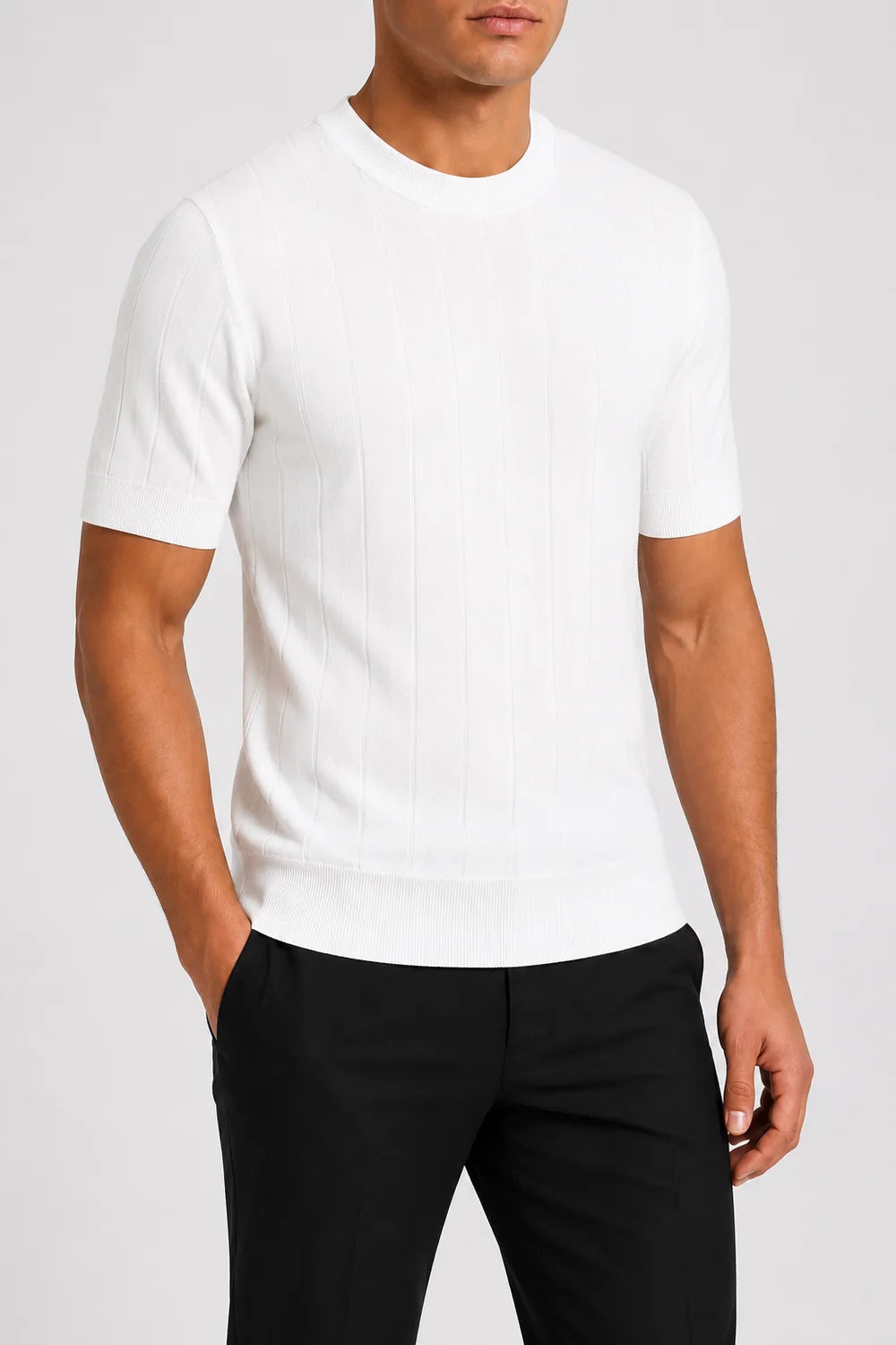 Van Rijn Fashion® | Gebreid T-shirt