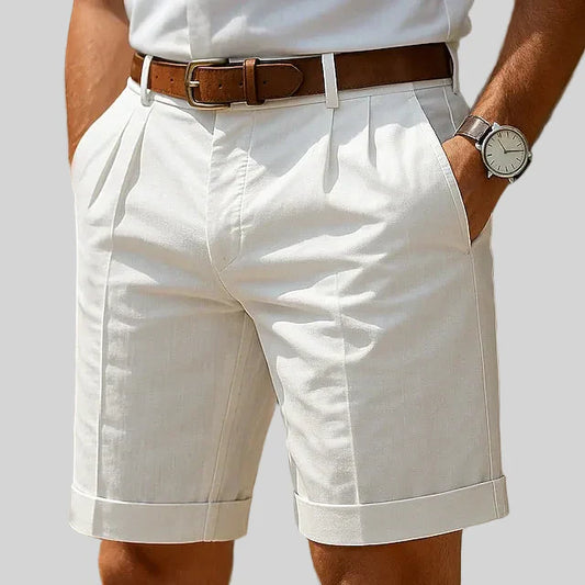 Van Rijn Fashion® | Plissé Tailored Shorts