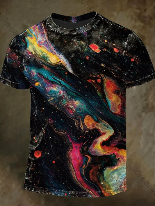 Van Rijn Fashion® | T-shirt met sterrenhemelprint