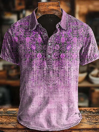 Van Rijn Fashion® | Retro polo met kleurverloop