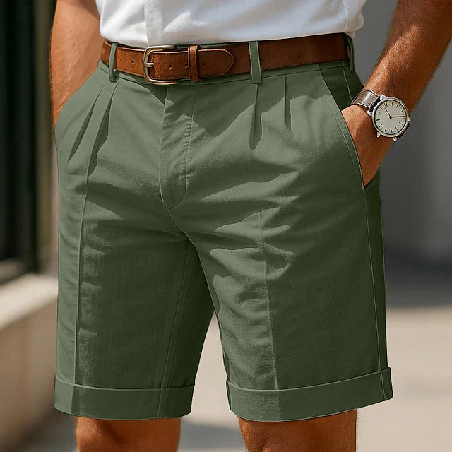 Van Rijn Fashion® | Plissé Tailored Shorts